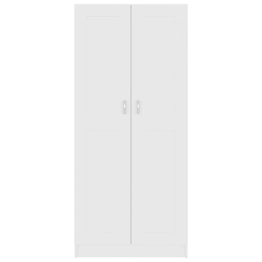Libreria Bianca 82,5x30,5x185,5 cm in Legno Truciolato | homemem39