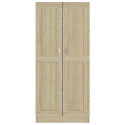 Libreria Rovere Sonoma 82,5x30,5x185,5 cm in Legno Multistrato