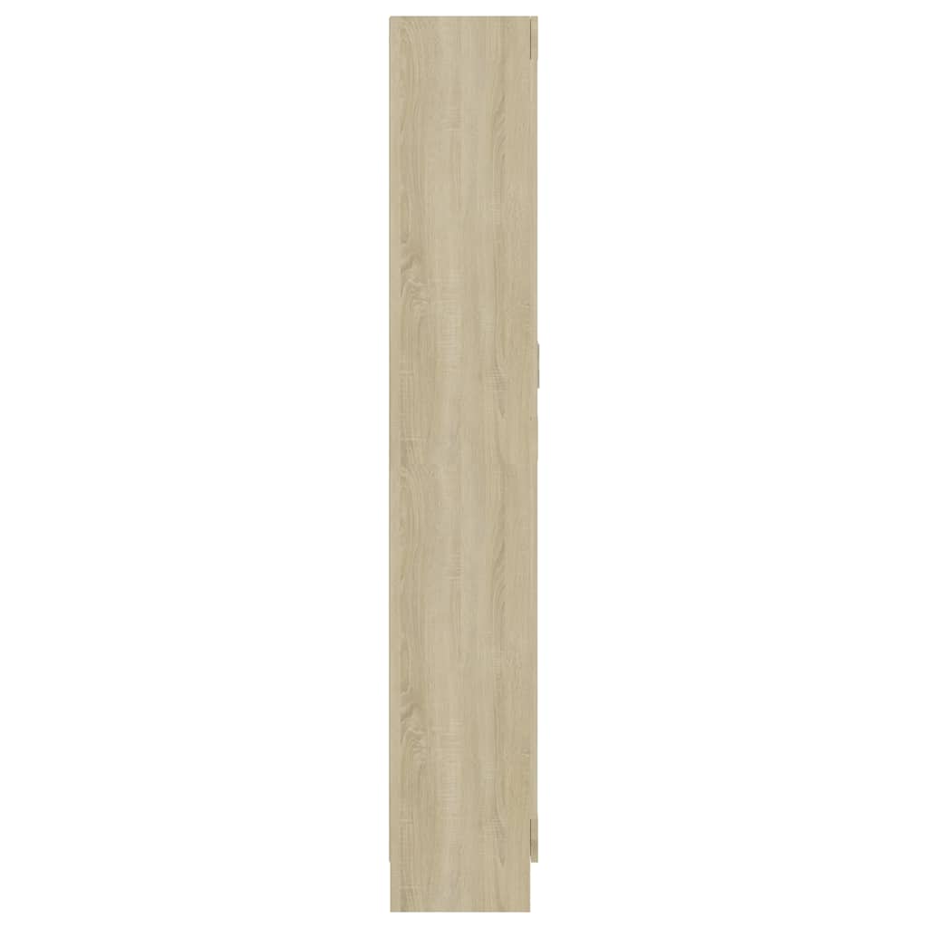 Libreria Rovere Sonoma 82,5x30,5x185,5 cm in Legno Multistrato | homemem39