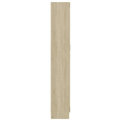 Libreria Rovere Sonoma 82,5x30,5x185,5 cm in Legno Multistrato | homemem39