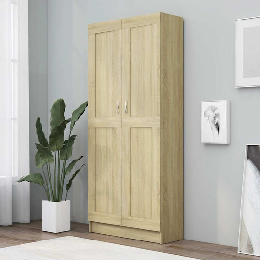Libreria Rovere Sonoma 82,5x30,5x185,5 cm in Legno Multistrato - homemem39