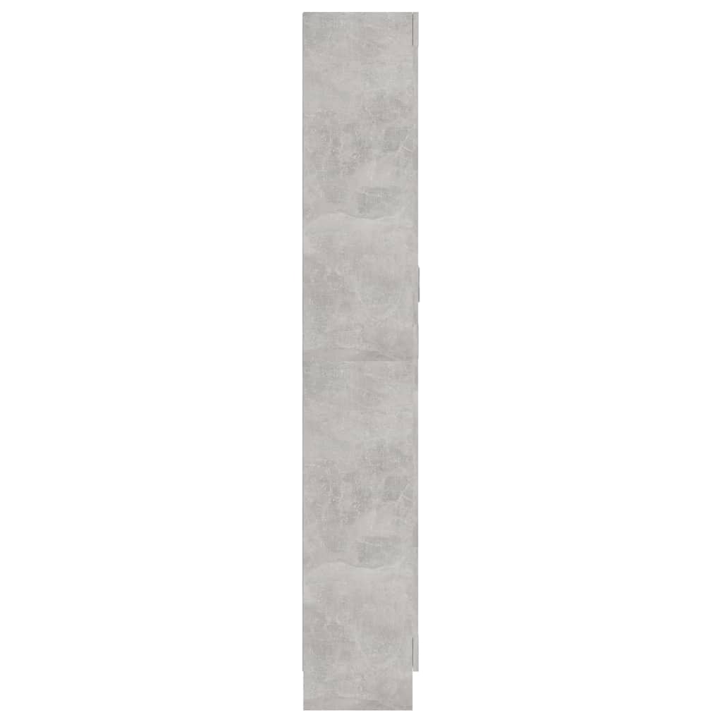 Libreria Grigio Cemento 82,5x30,5x185,5 cm in Legno Multistrato | homemem39