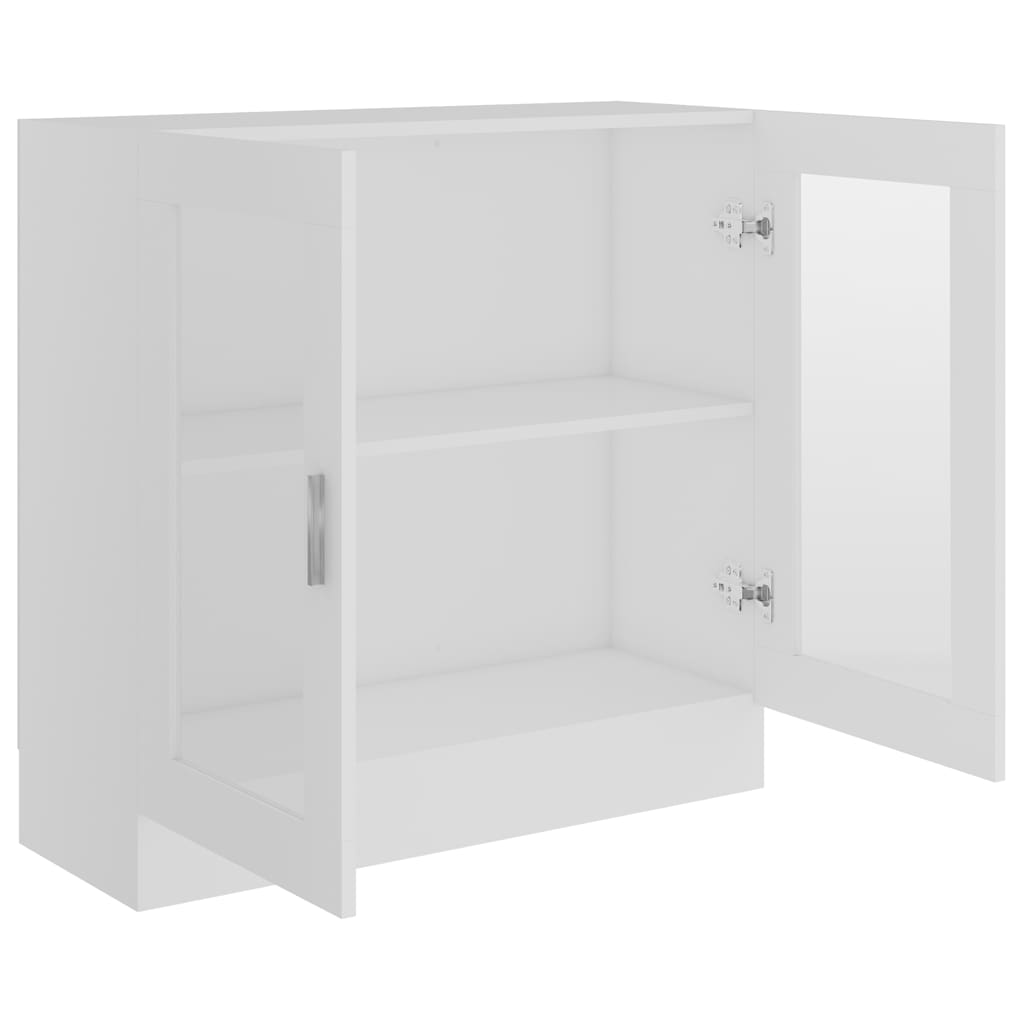Armadietto con Vetrina Bianco 82,5x30,5x80 cm Legno Multistrato | homemem39