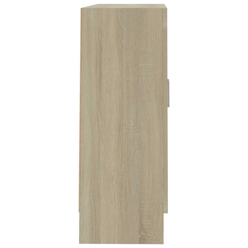 Vetrina Rovere Sonoma 82,5x30,5x80 cm in Legno Multistrato | homemem39