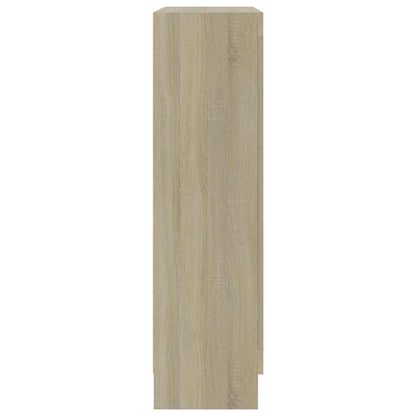 Armadietto Vetrina Rovere Sonoma 82,5x30,5x115 cm Multistrato | homemem39