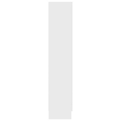 Armadietto con Vetrina Bianco 82,5x30,5x150cm Legno Multistrato | homemem39
