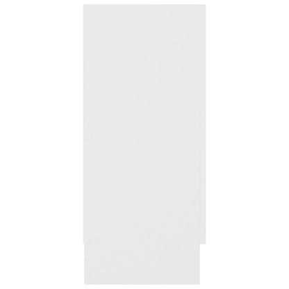 Credenza Bianca 120x30,5x70 cm in Legno Multistrato - homemem39