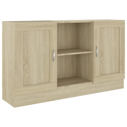 Credenza Rovere Sonoma 120x30,5x70 cm in Legno Multistrato