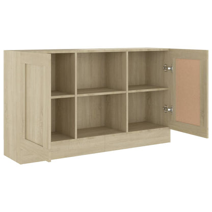 Credenza Rovere Sonoma 120x30,5x70 cm in Legno Multistrato