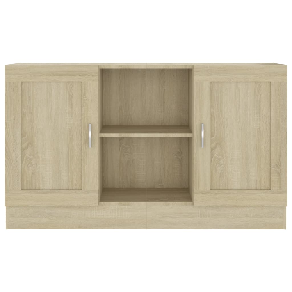 Credenza Rovere Sonoma 120x30,5x70 cm in Legno Multistrato