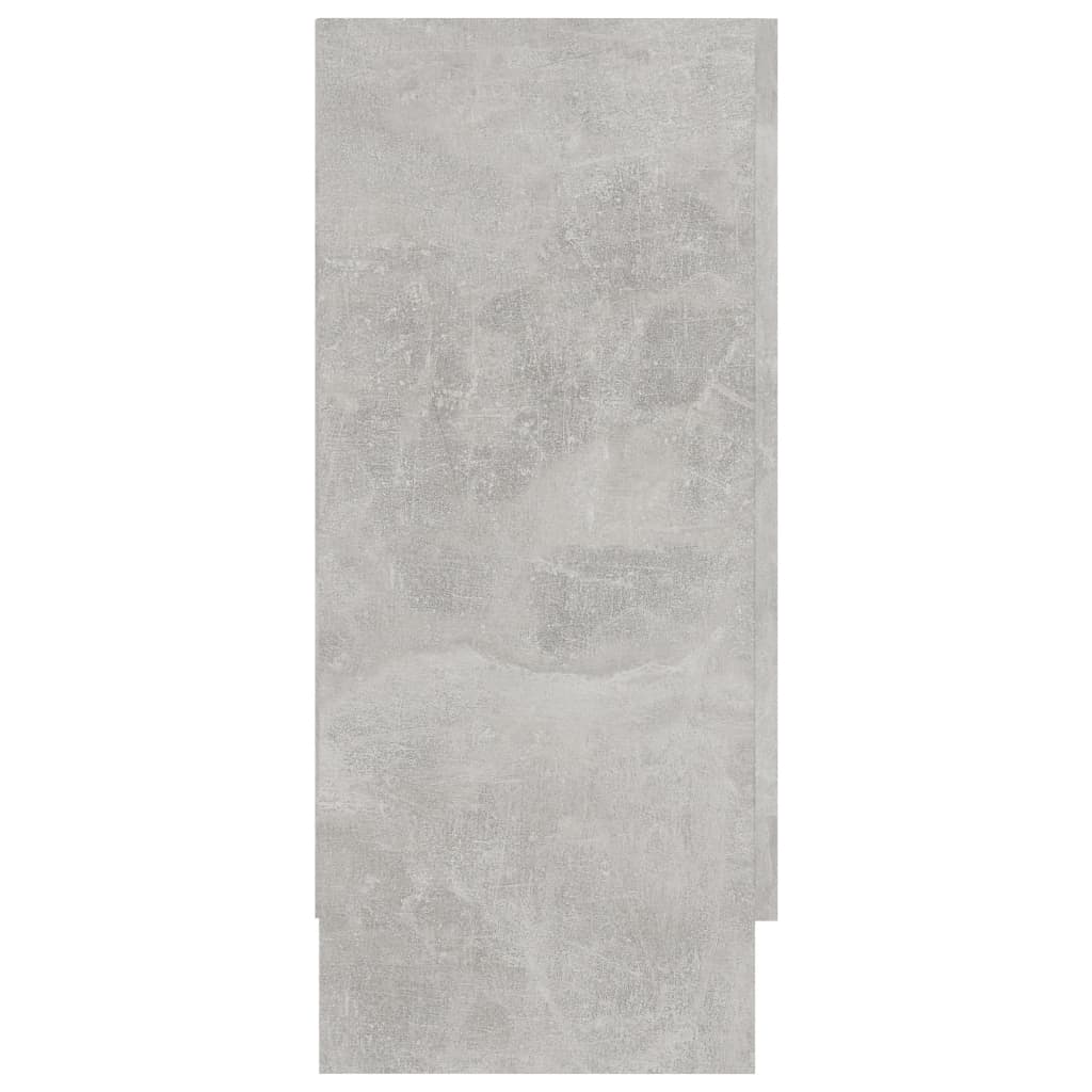 Credenza Grigio Cemento 120x30,5x70 cm in Legno Multistrato - homemem39