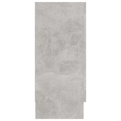 Armadietto Vetrina Grigio Cemento 120x30,5x70 cm Multistrato - homemem39
