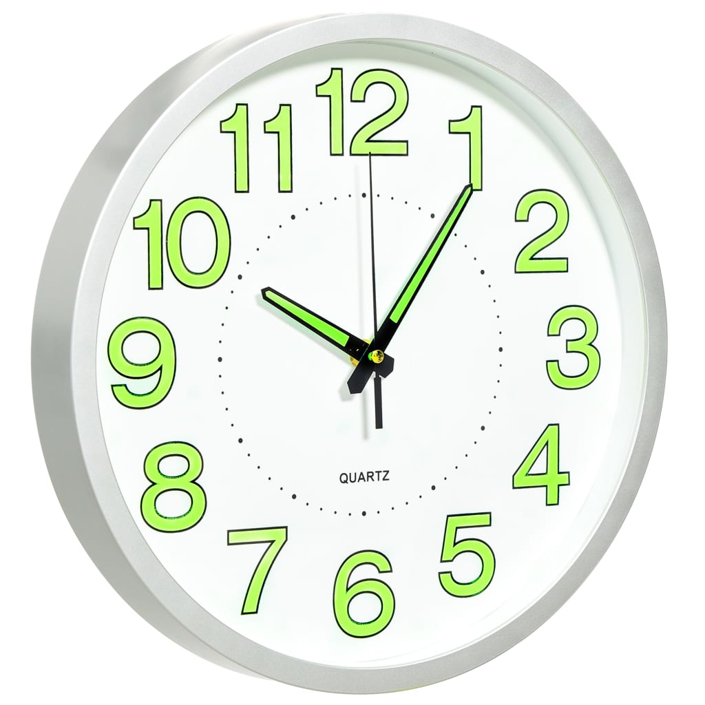 Orologio da Parete Luminoso Bianco 30 cm - homemem39