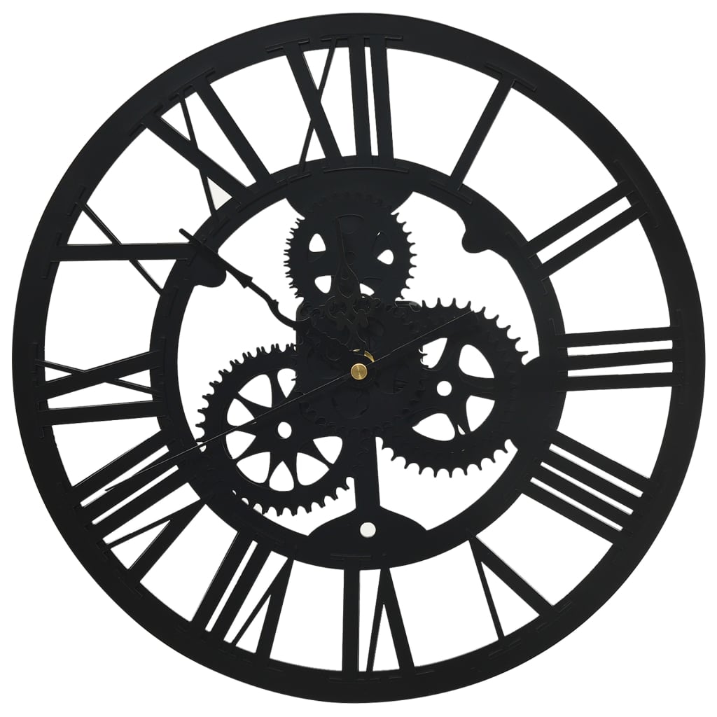 Orologio da Parete Nero 30 cm Acrilico - homemem39