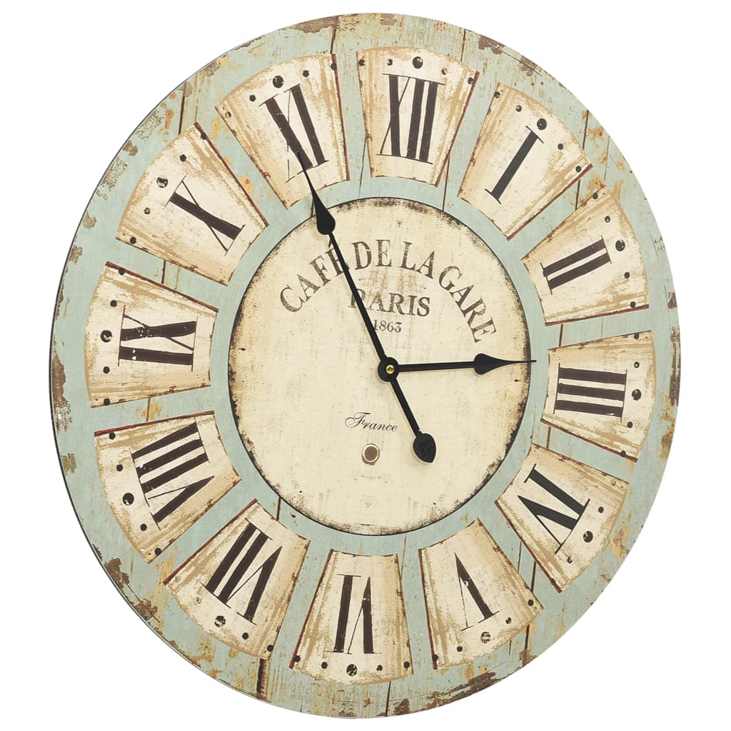 Orologio da Parete Multicolore 60 cm in MDF | homemem39