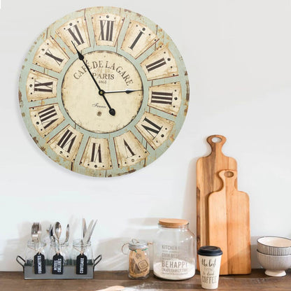 Orologio da Parete Multicolore 60 cm in MDF | homemem39