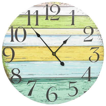 Orologio da Parete Multicolore 60 cm in MDF | homemem39