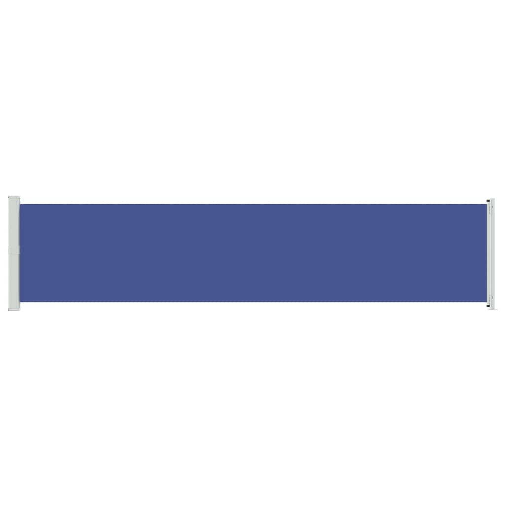 Tenda Laterale Retrattile per Patio 140x600 cm Blu