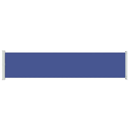Tenda Laterale Retrattile per Patio 140x600 cm Blu