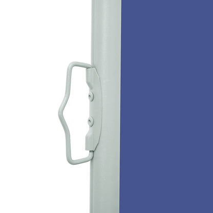 Tenda Laterale Retrattile per Patio 140x600 cm Blu