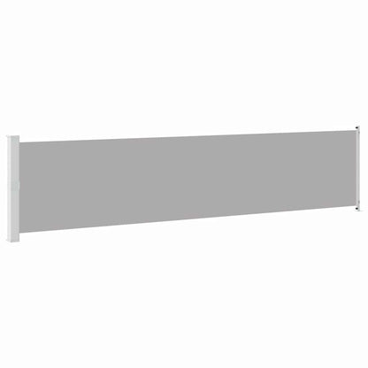 Tenda Laterale Retrattile per Patio 140x600 cm Grigio | homemem39
