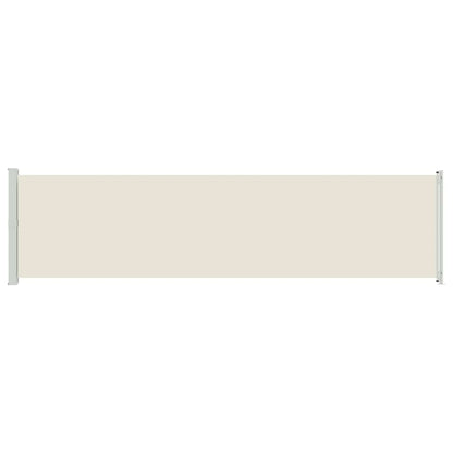 Tenda Laterale Retrattile per Patio 600x160 cm Crema