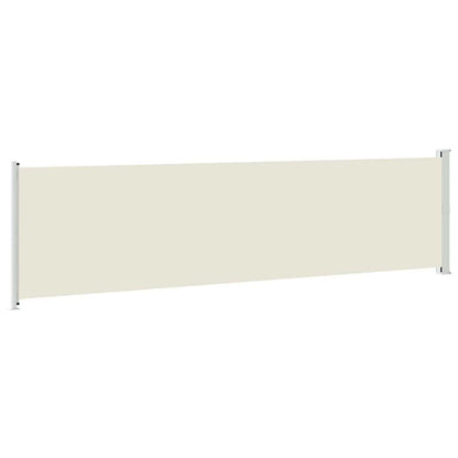 Tenda Laterale Retrattile per Patio 600x160 cm Crema | homemem39