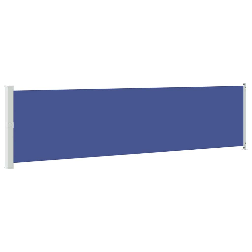 Tenda Laterale Retrattile per Patio 600x160 cm Blu
