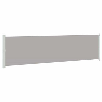 Tenda Laterale Retrattile per Patio 600x160 cm Grigia