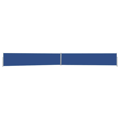 Tenda Laterale Retrattile per Patio 140x1200 cm Blu | homemem39