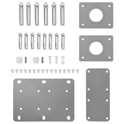 Tenda Laterale Retrattile per Patio 140x1200 cm Rossa | homemem39