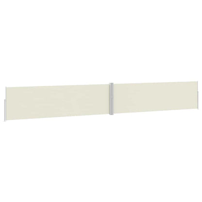Tenda Laterale Retrattile per Patio 170x1200 cm Crema