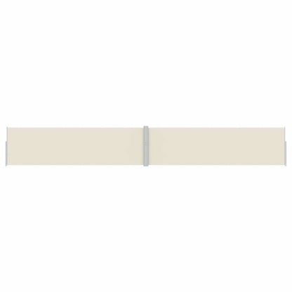 Tenda Laterale Retrattile per Patio 170x1200 cm Crema | homemem39