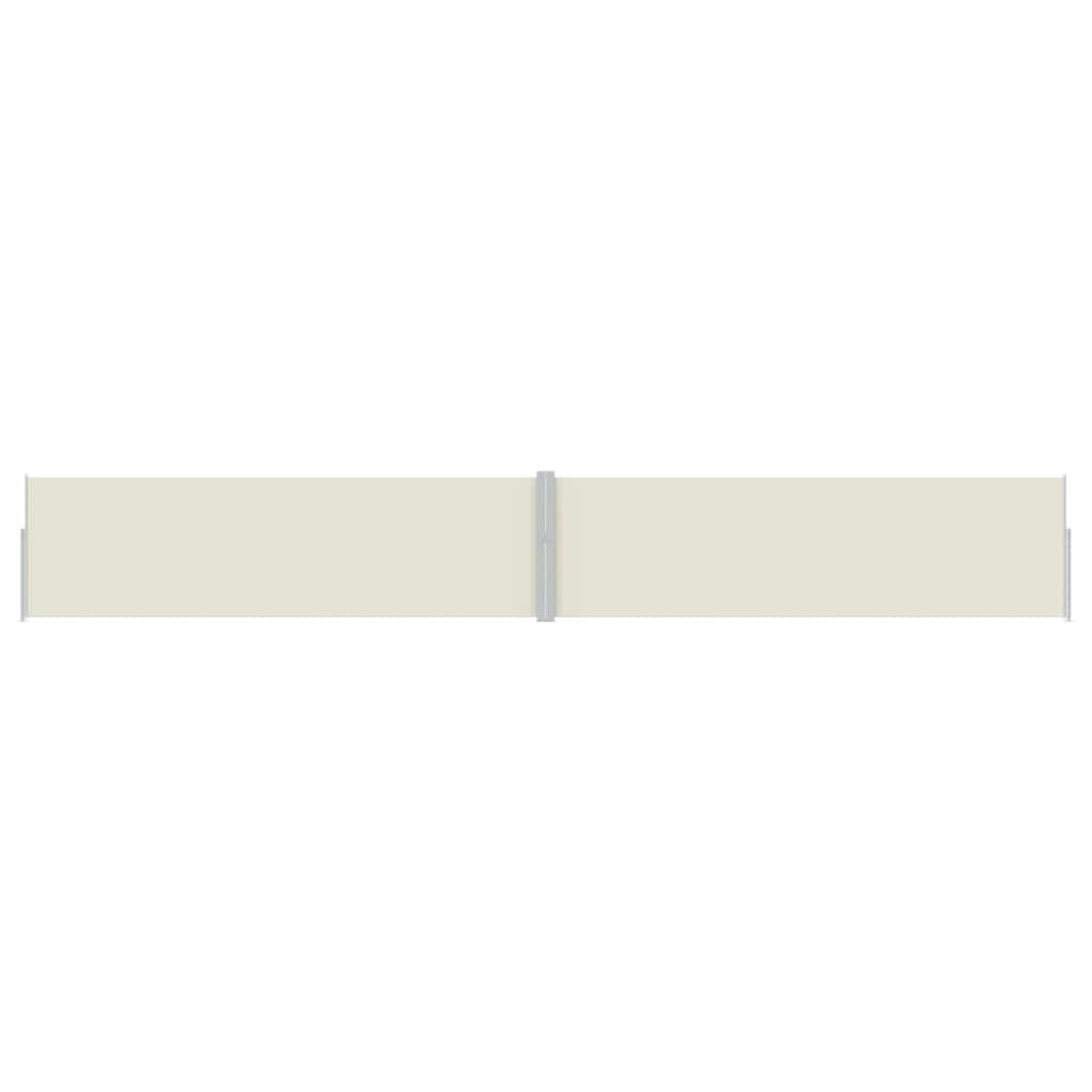 Tenda Laterale Retrattile per Patio 170x1200 cm Crema