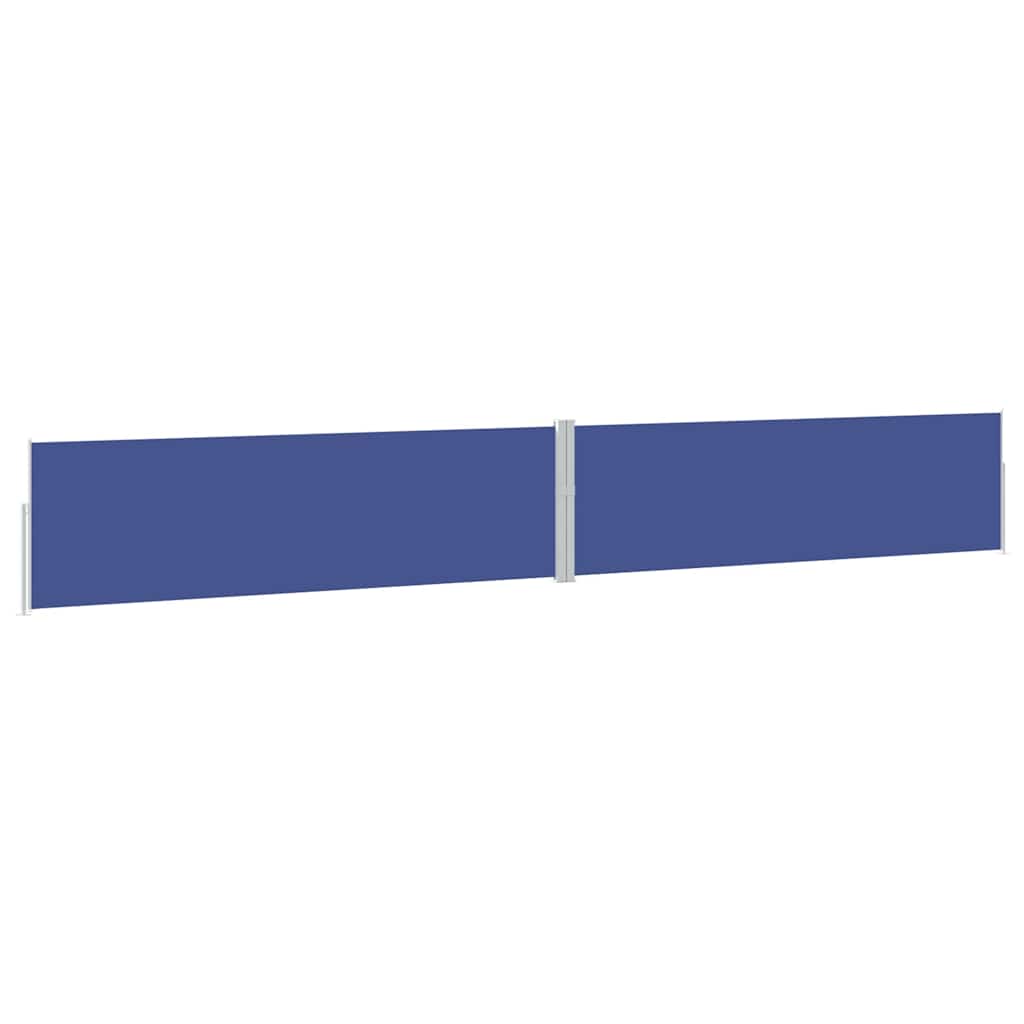 Tenda Laterale Retrattile per Patio 170x1200 cm Blu | homemem39