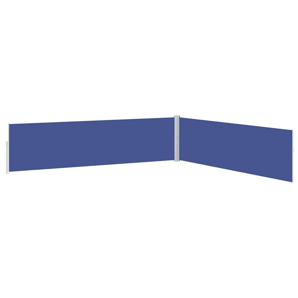 Tenda Laterale Retrattile per Patio 170x1200 cm Blu