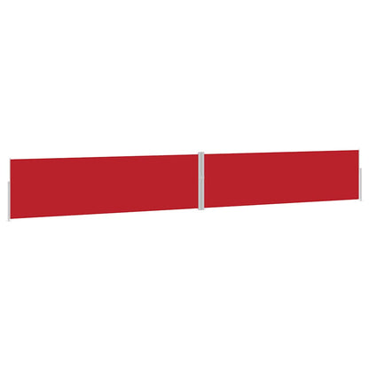 Tenda Laterale Retrattile per Patio 170x1200 cm Rossa