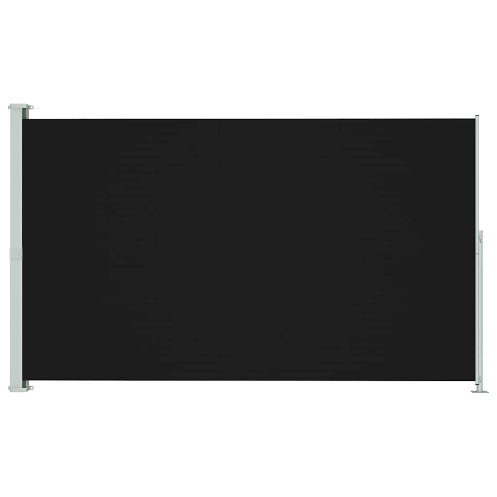 Tenda Laterale Retrattile per Patio 180x300 cm Nera | homemem39