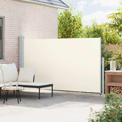 Tenda Laterale Retrattile per Patio 180x300 cm Crema