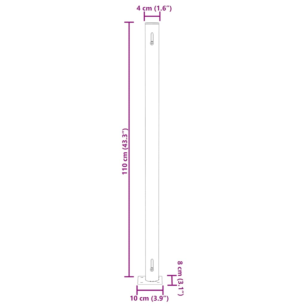 Tenda Laterale Retrattile per Patio 180x300 cm Crema | homemem39