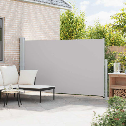 Tenda Laterale Retrattile per Patio 180x300 cm Grigia | homemem39