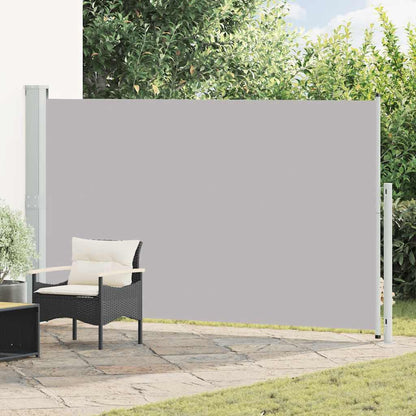 Tenda Laterale Retrattile per Patio 180x300 cm Grigia | homemem39