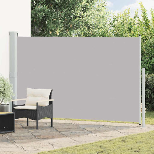 Tenda Laterale Retrattile per Patio 180x300 cm Grigia