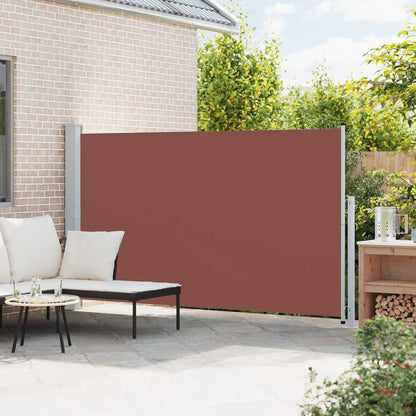 Tenda Laterale Retrattile per Patio 180x300 cm Marrone