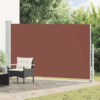 Tenda Laterale Retrattile per Patio 180x300 cm Marrone
