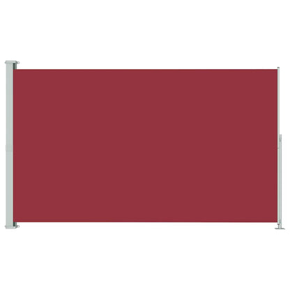 Tenda Laterale Retrattile per Patio 180x300 cm Rossa - homemem39