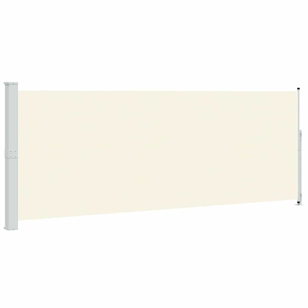 Tenda Laterale Retrattile per Patio 180x500 cm Crema