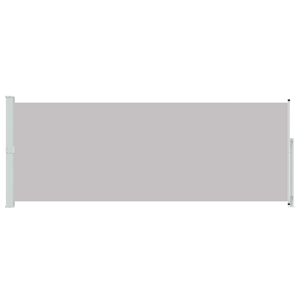 Tenda Laterale Retrattile per Patio 180x500 cm Grigia