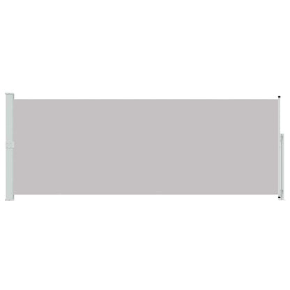 Tenda Laterale Retrattile per Patio 180x500 cm Grigia