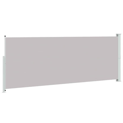 Tenda Laterale Retrattile per Patio 180x500 cm Grigia | homemem39